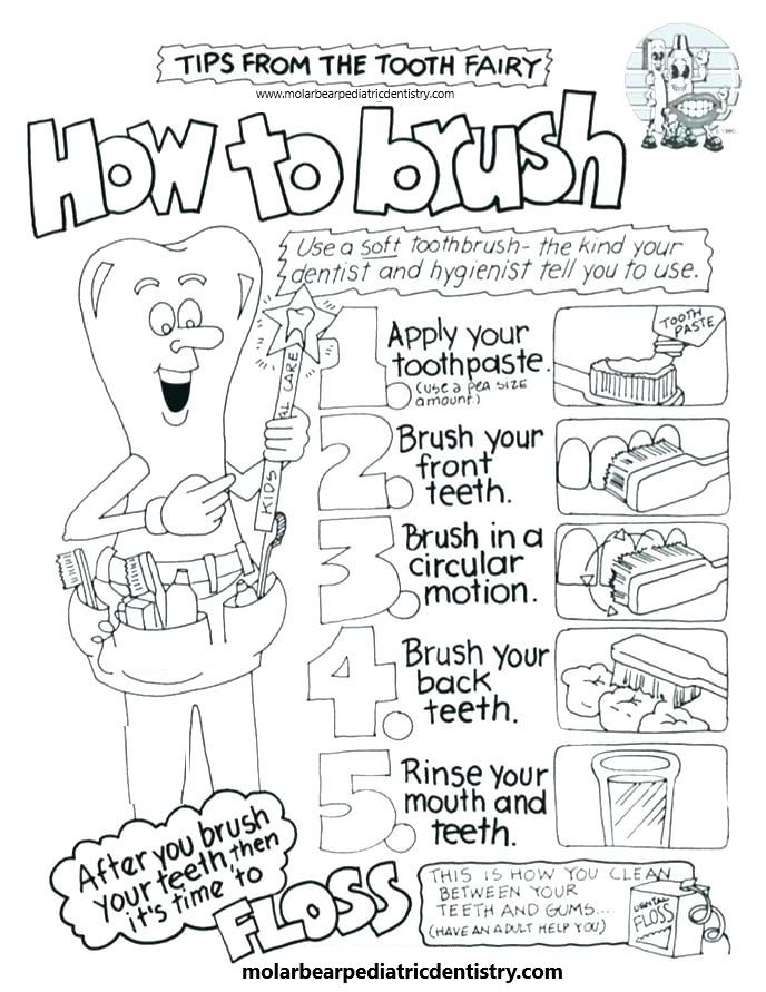 Brush Steps For Kids